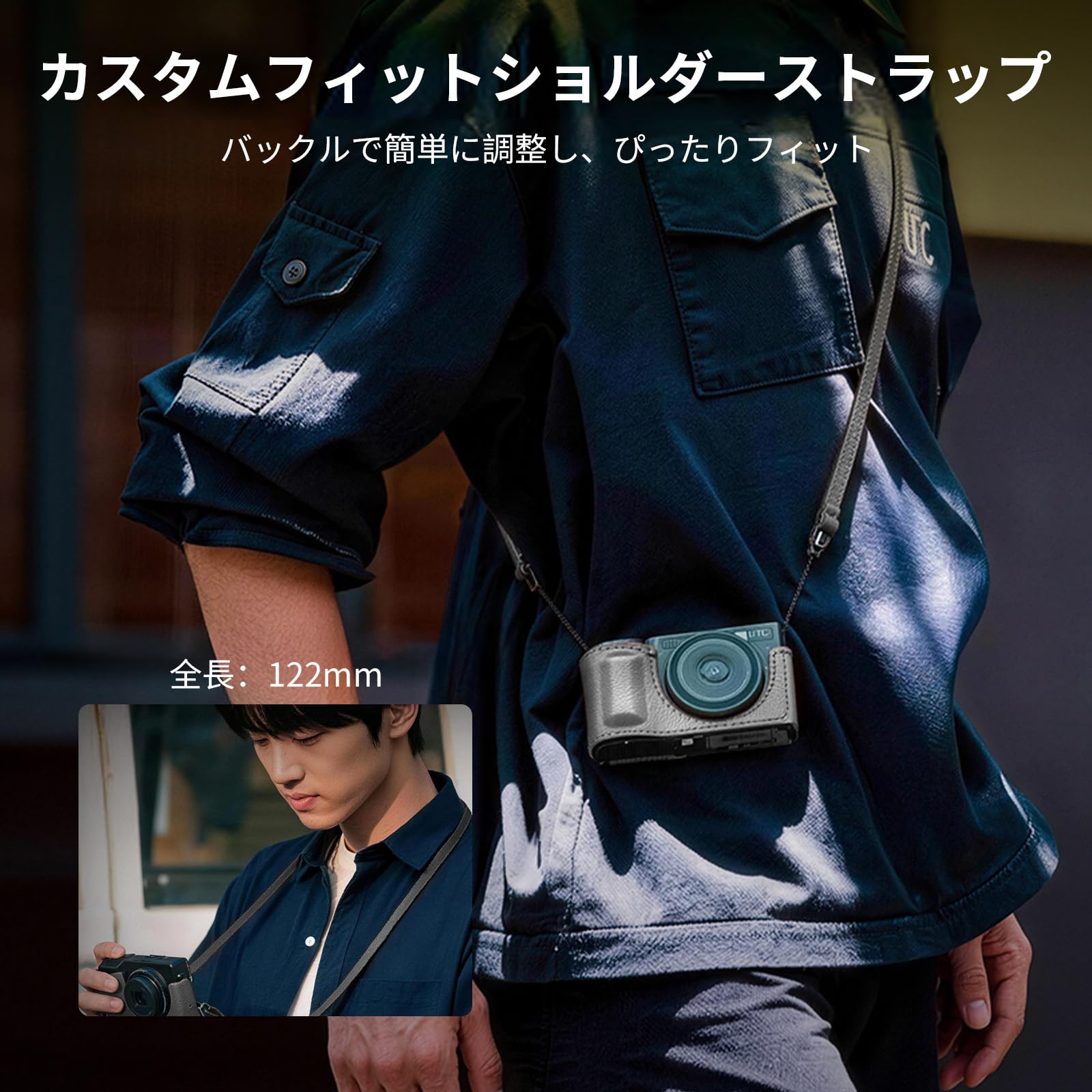 Amazon | [SMALLRIG] クイックリリースショルダーストラップ Ricoh対応