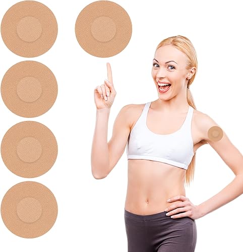 Parches adhesivos Freestyle para sensores de estilo libre 123, parches adhesivos impermeables para sensores, sin pegamento en el centro del parche