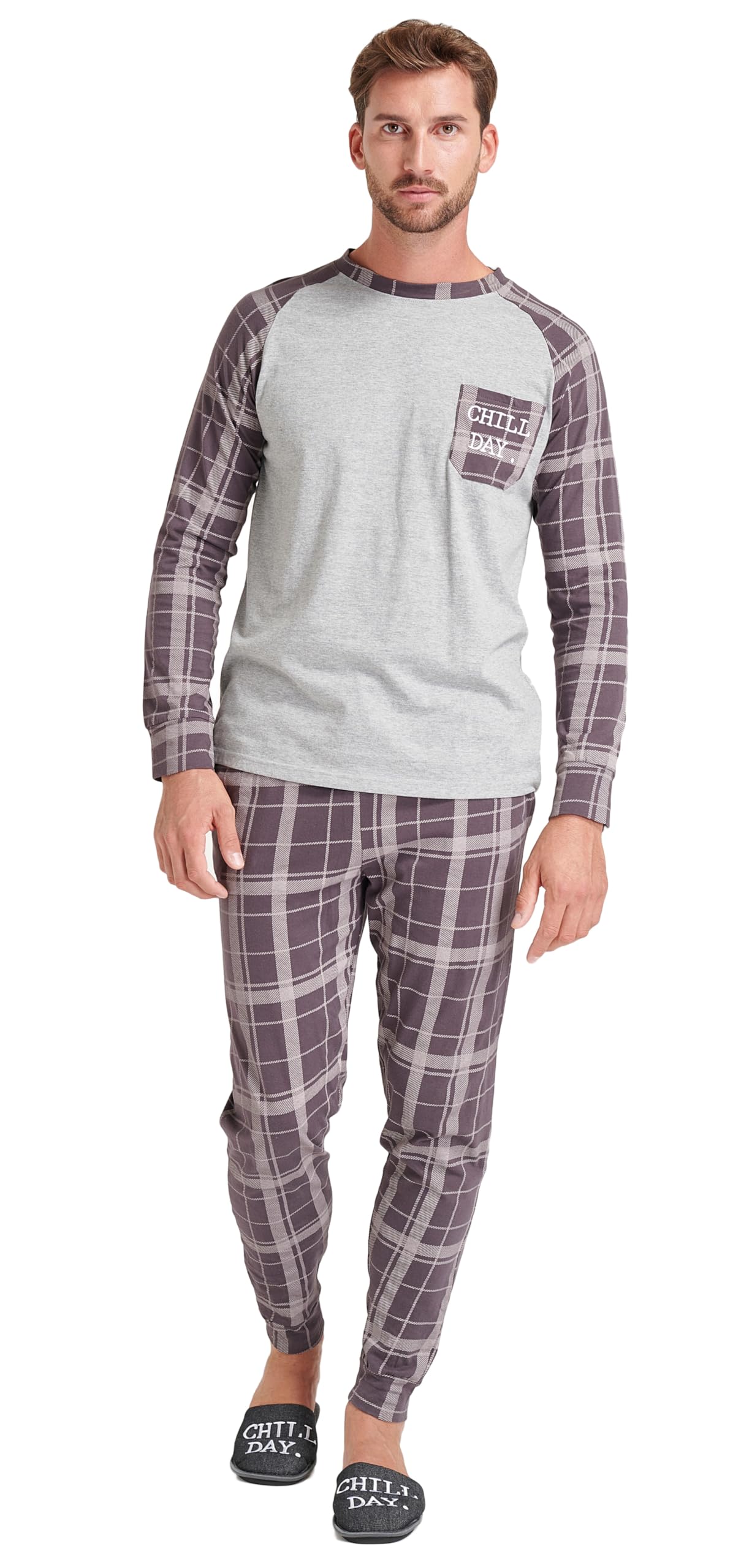 Pigiama da Uomo alla Moda Come Pigiama Lungo o Shorty Corto in Cotone