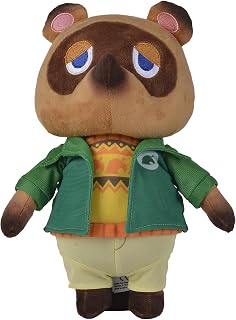 Simba Animal Crossing Tom Nook Winter – Plüschfigur, weich, 25 cm, Kuscheltier, Charakter aus Anime/Videospiel, Altersgruppen