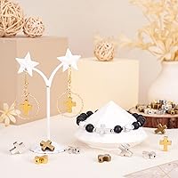 Vista 33 de Craftdady - Cuentas pequeñas de cruz de metal