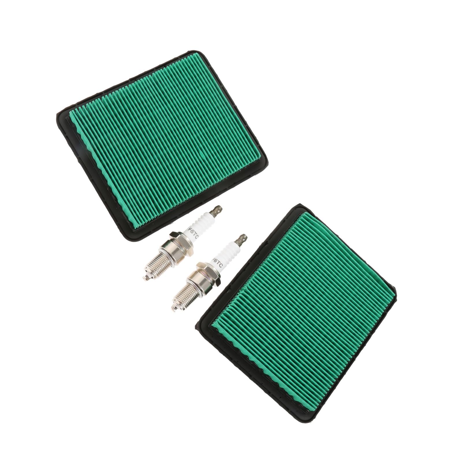 Filtros de Aire for cortacésped, 2 uds., con bujías aptas for Motor pequeño Gc160 Gcv160 Gc190 Gcv190 Gx100 Gc135 Gcv135