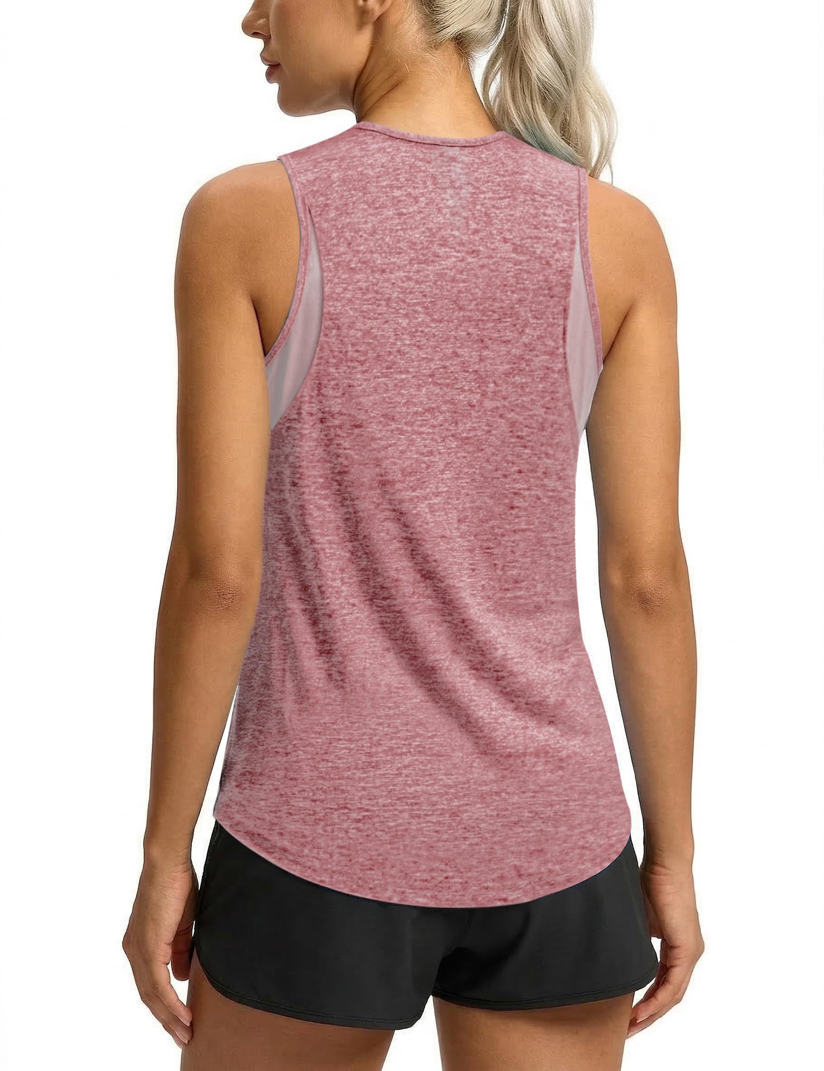 Wayleb UV Shirt Damen UPF 50+ Ärmellos Sporttop Rundhals Sommer | Leichtes Tragegefühl, Weiche Oberfläche, Freie Armbewegung, Outdoor, Running, Yoga, Fitness