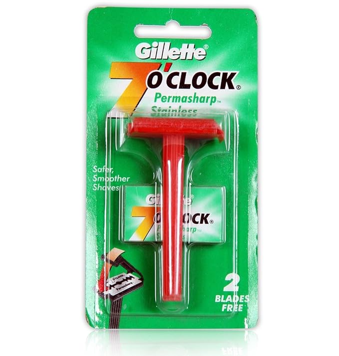 Gillette 7 O'Clock Super Stainless Razor Amazon.in Health & Personal