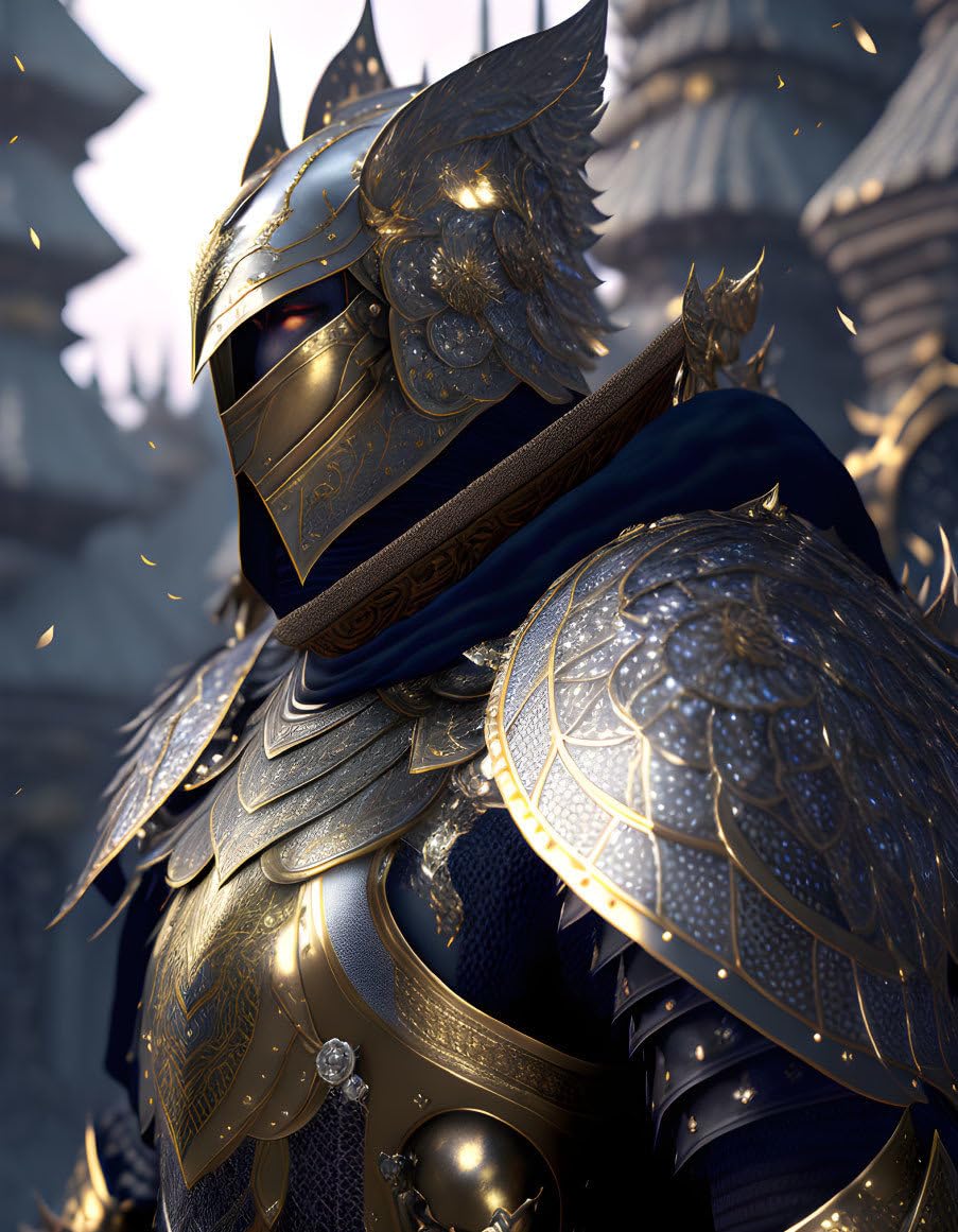 Poster Chevalier armure complexe 50x70cm pour decoration murale de salon - 4