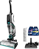 Bissell CrossWave Esfregão a vácuo sem fio, tudo em um, aspirador de pó molhado e seco, limpador de piso duro e tapetes de área, esfregão sem fio, fórmulas embaladas incluídas, 2554A