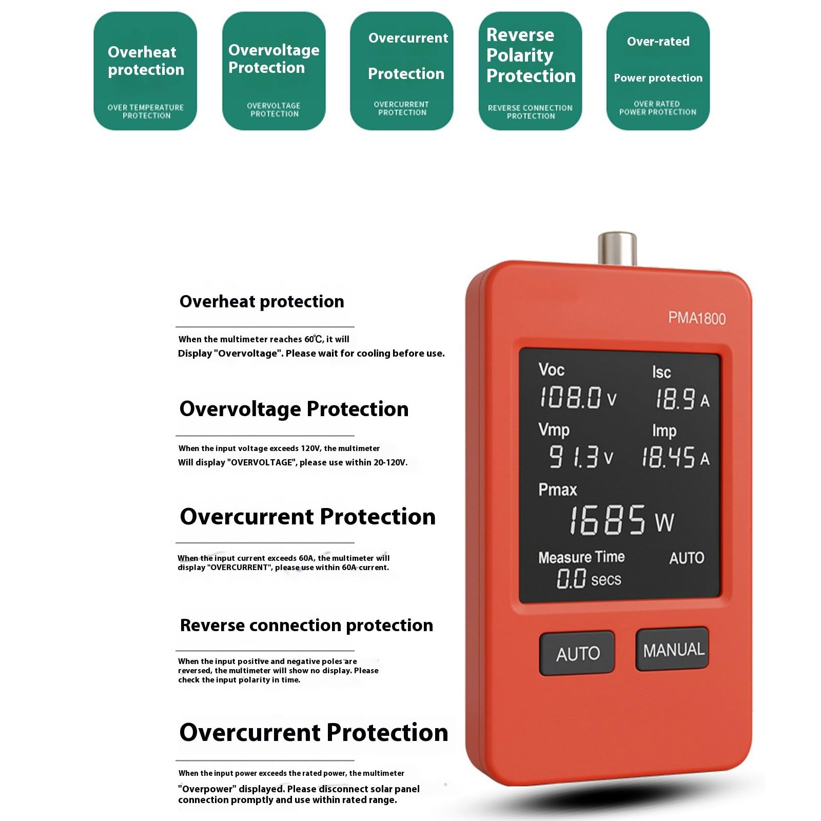 Strumento Analitico Professionale Per Pannelli Fotovoltaici Con Multifunzione Corrente Potenziale E Capacità Della Batteria Tester Pannelli Fotovoltaici Con MPPT