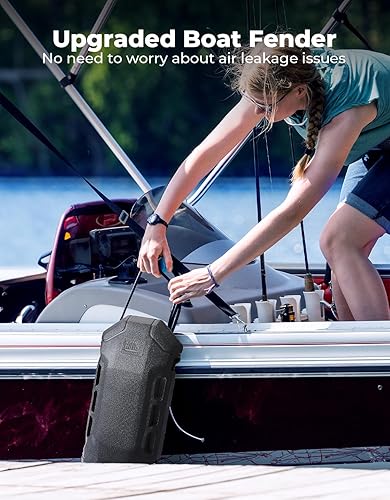 Miniatura 8 de KEMIMOTO Parachoques de lancha para acoplamiento mejorados para lancha, apto para lancha baja, Jon Boat y pontón