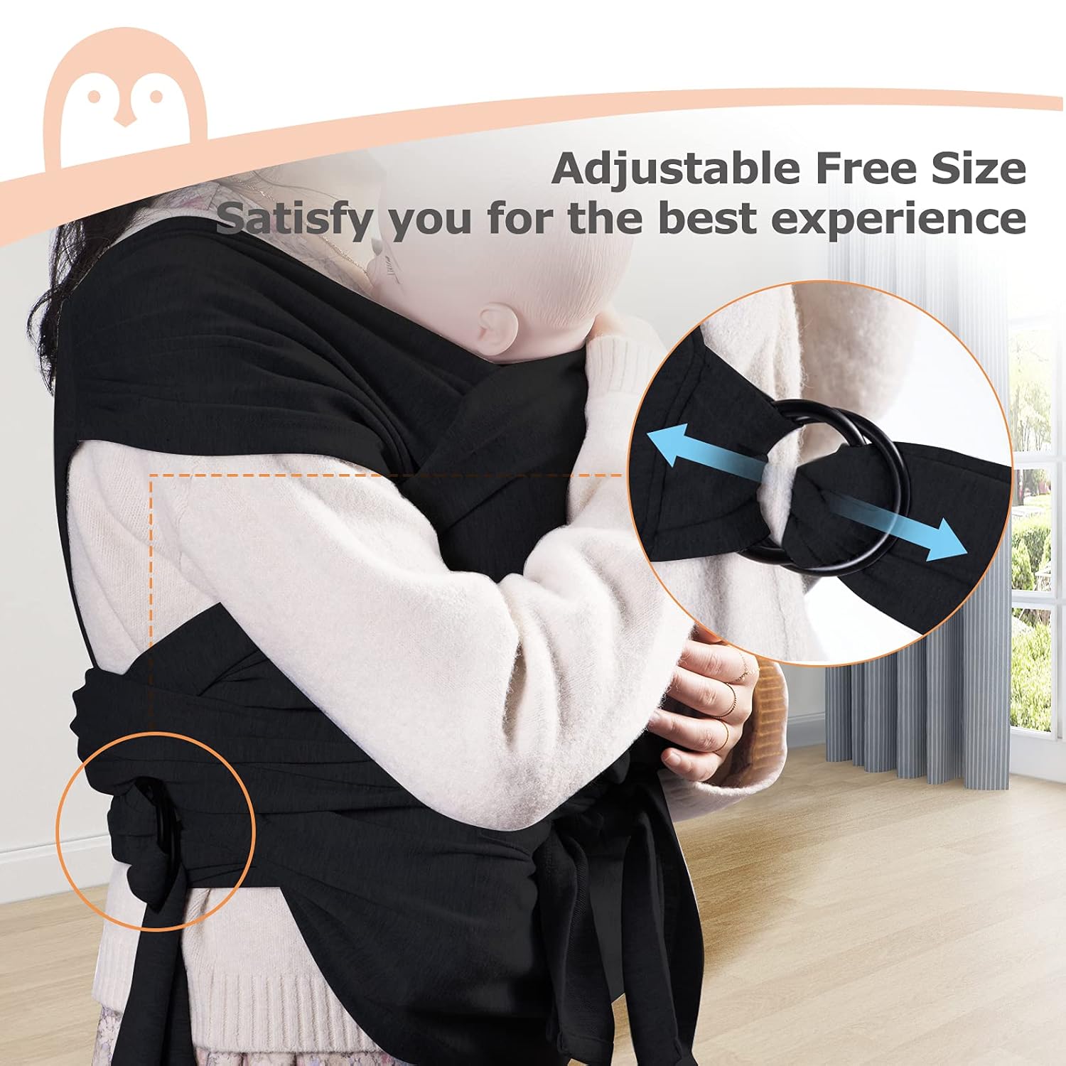 Slings Easy to Wear Infant Carrier Slings for Babies Girl and Boy