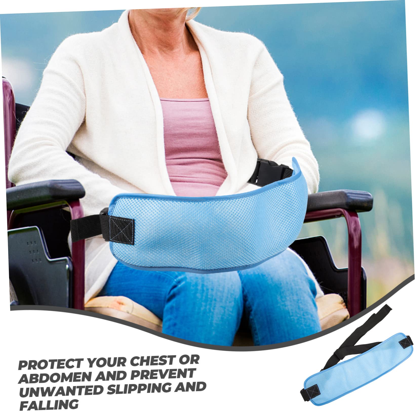 HOMOCONO 2pcs Elastic Wheelchair for Seniors Adjustable Wheelchair Accessory Restraint Fixing Supply