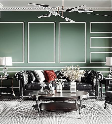 Miniatura 404 de Dimoon 236''x17.7'' White Thicken Peel and Stick Wallpaper Contact Paper Modern Self Adhesive Wall Paper Removable Renter Friendly Textured Solid