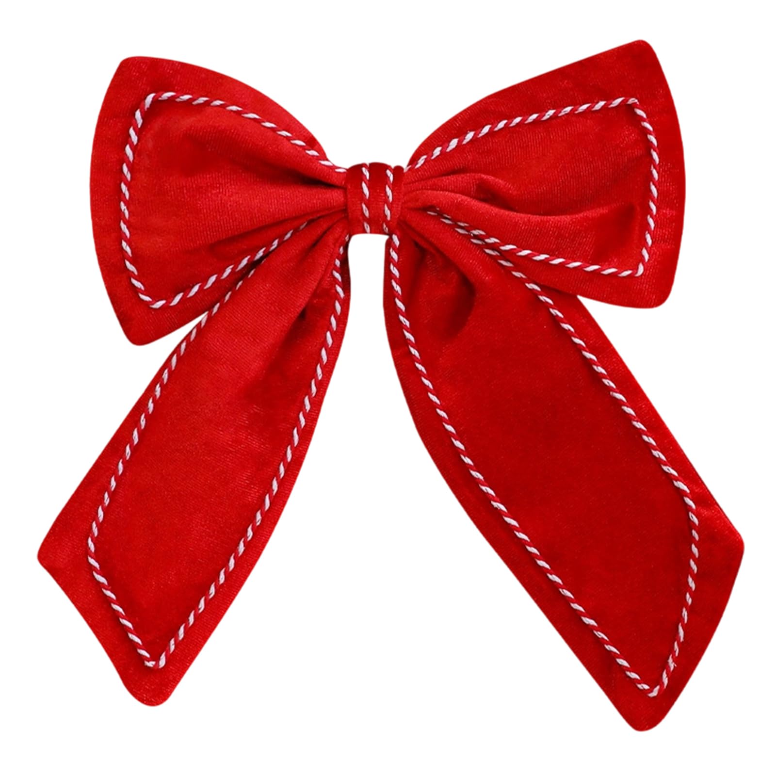 Xjdzineq Velvets Christmas Bows Elegant Hanging Decor for Fireplaces Mantel Tree Party Holiday Indoor Outdoor Supplies Velvets Christmas Bow Decoration