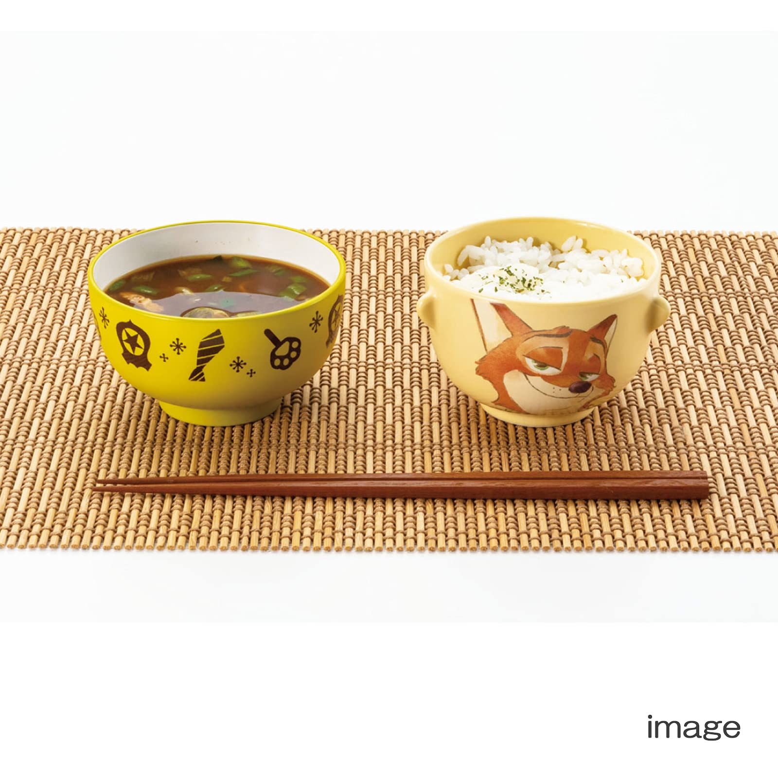 Amazon｜サンアート ディズニー 「 ズートピア 」 ニック 汁椀・お茶碗
