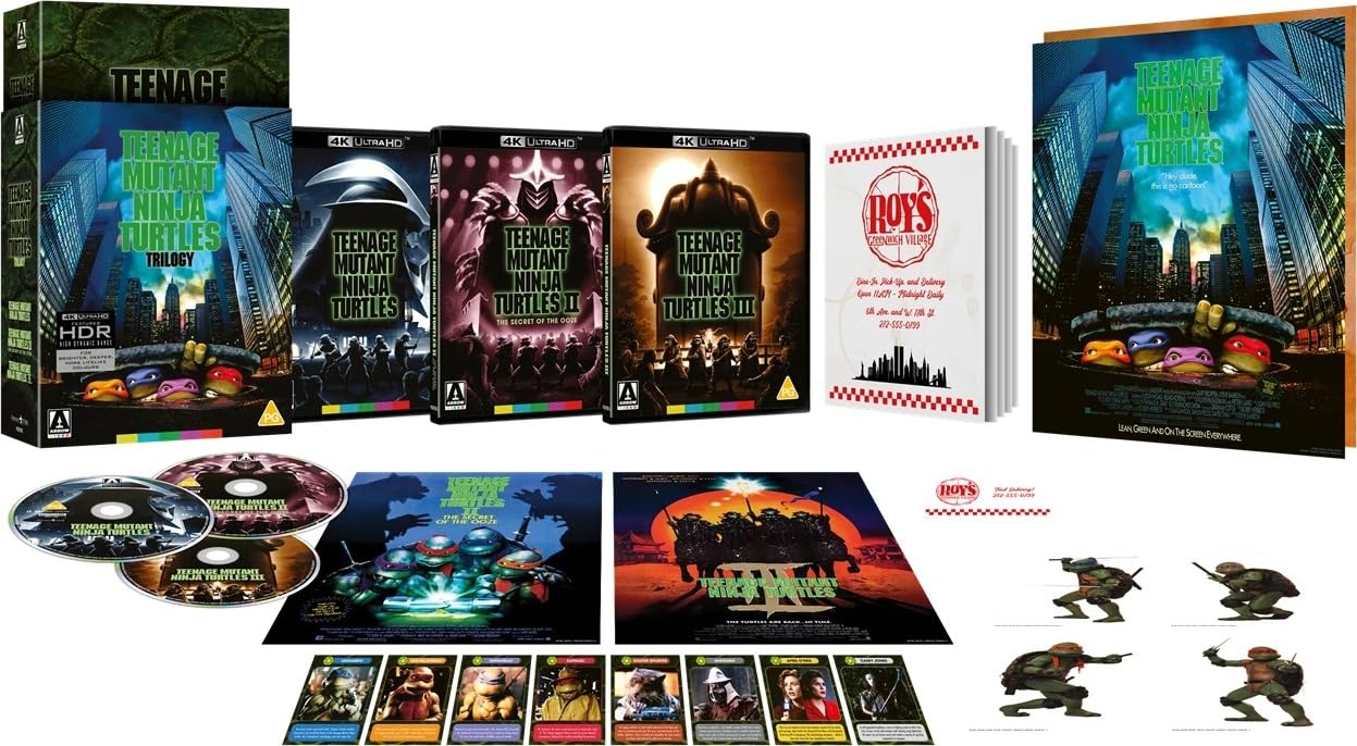 Teenage Mutant Ninja Turtles: Trilogy (Limited Collector's Edition) [3-Disc Set] [4K UHD + Blu-ray] [Region Free]
