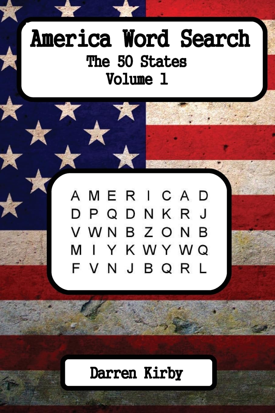 America Word Search: The 50 States: Volume 1