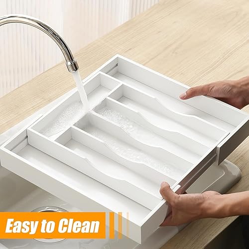 Miniatura 4 de Organizador de Cajón de Cocina para Cubiertos y Almacenamiento Utensilios De Cocina Modernos Soporte Para Cucharas Trastes De Cocina Organizadores