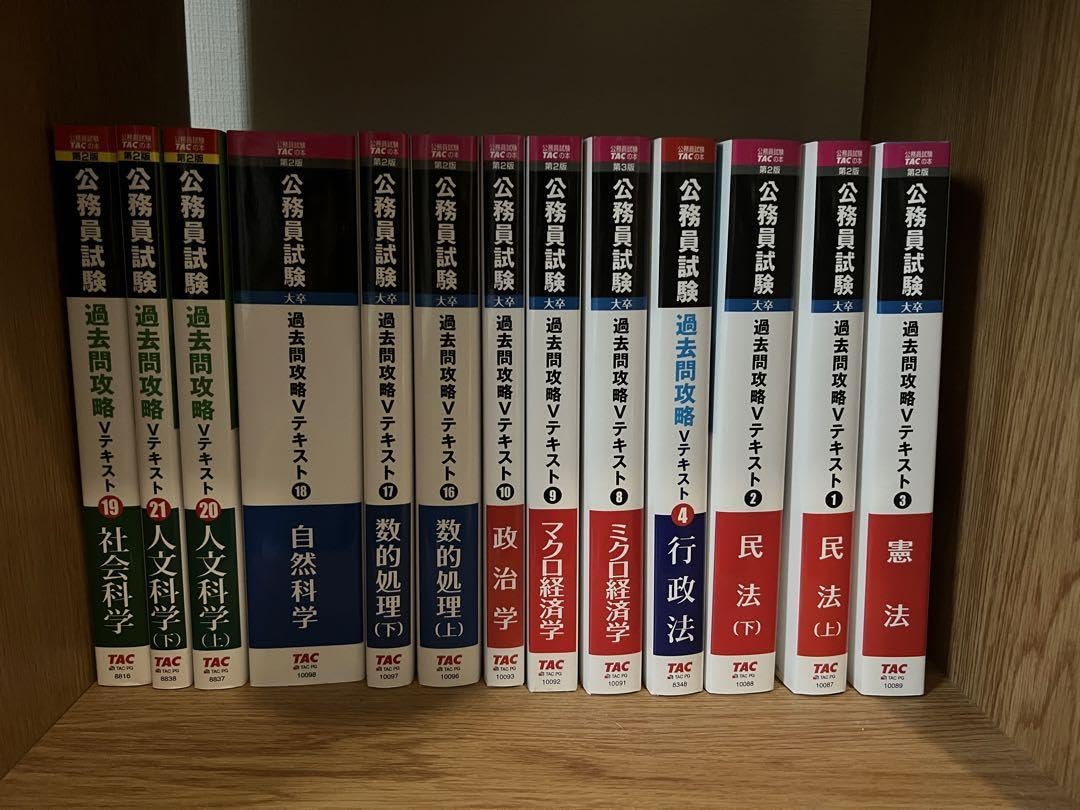 TAC 公務員試験対策 【社会科学】セット TAC 公務員試験 講座 対策