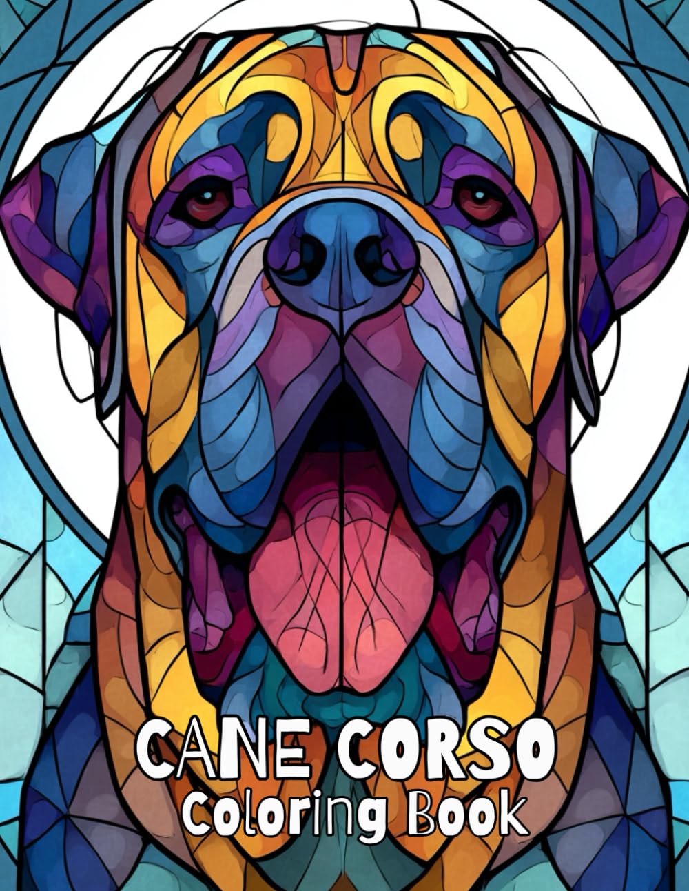 Cane Corso Coloring Book For Adults: 30 Elegant Dog Designs for Mindfulness and Stress Relief
