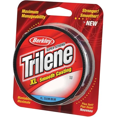 Trilene XL Fluorescent Clear/Blue Monofilament Fishing Line