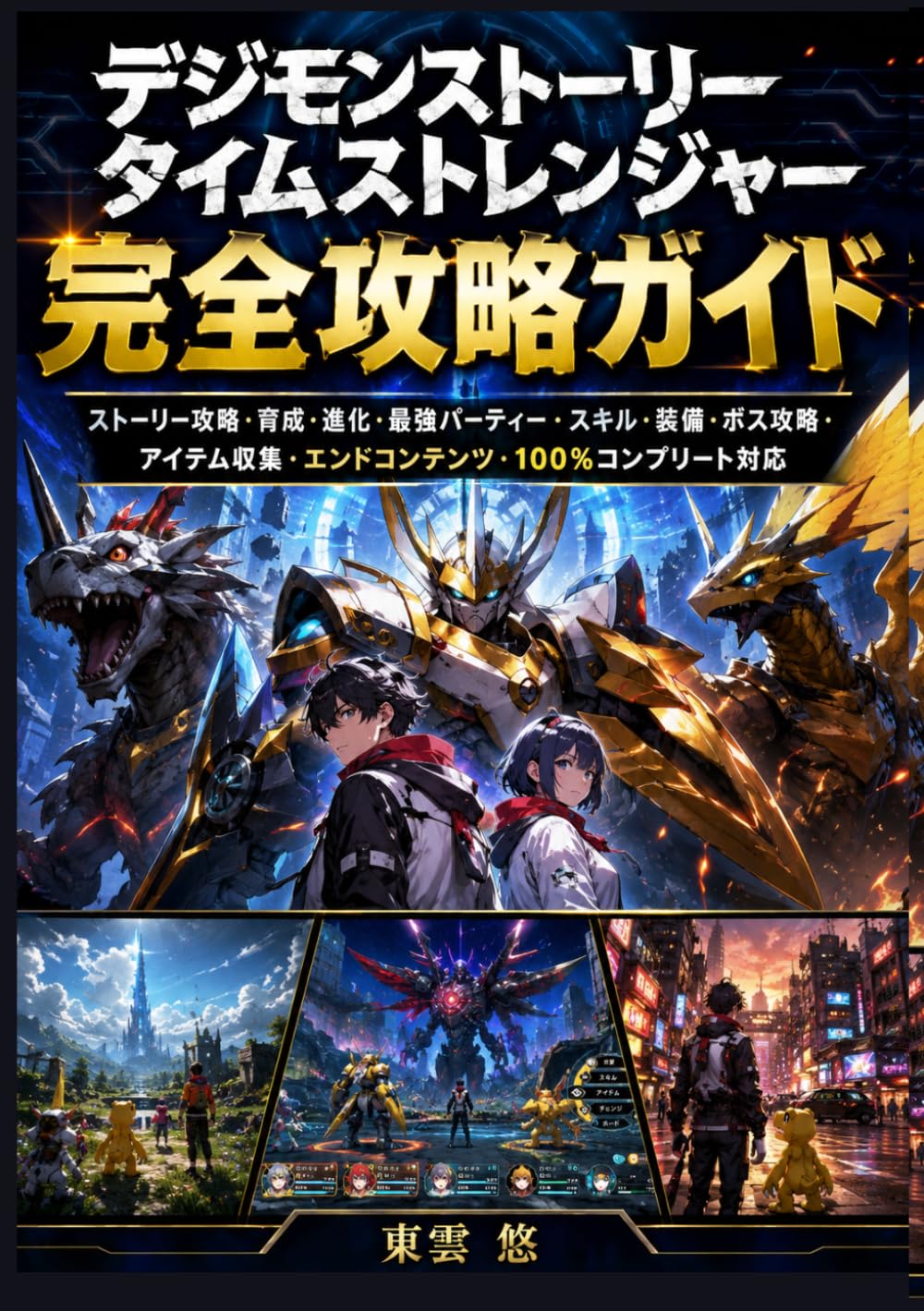 デジモンストーリー タイムストレンジャー 完全攻略ガイド: ストーリー攻略・育成・進化・最強パーティー・スキル・装備・ボス攻略・アイテム収集・エンドコンテンツ・100％コンプリート対応