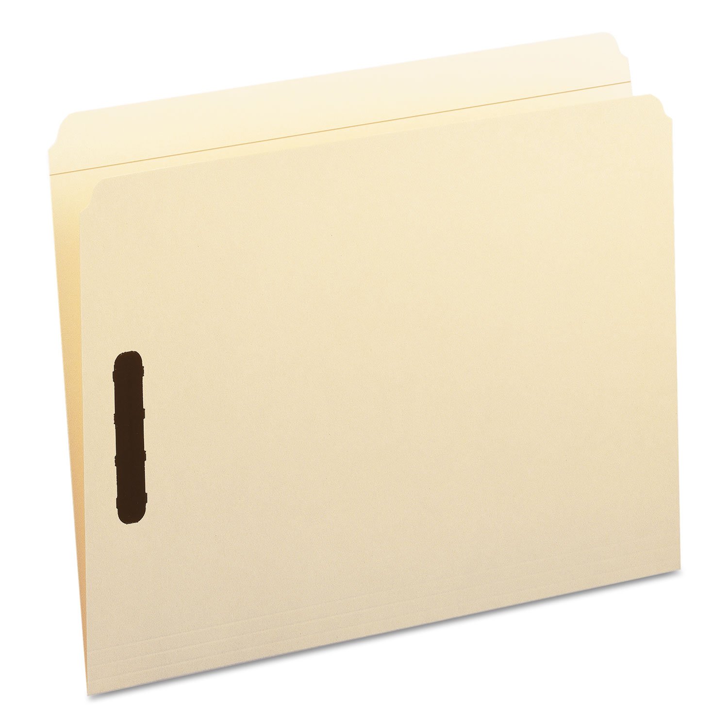 Smead Fastener File Folder, Reinforced Straight-Cut Tab, Letter Size, Manila, 50 per Box (14513)
