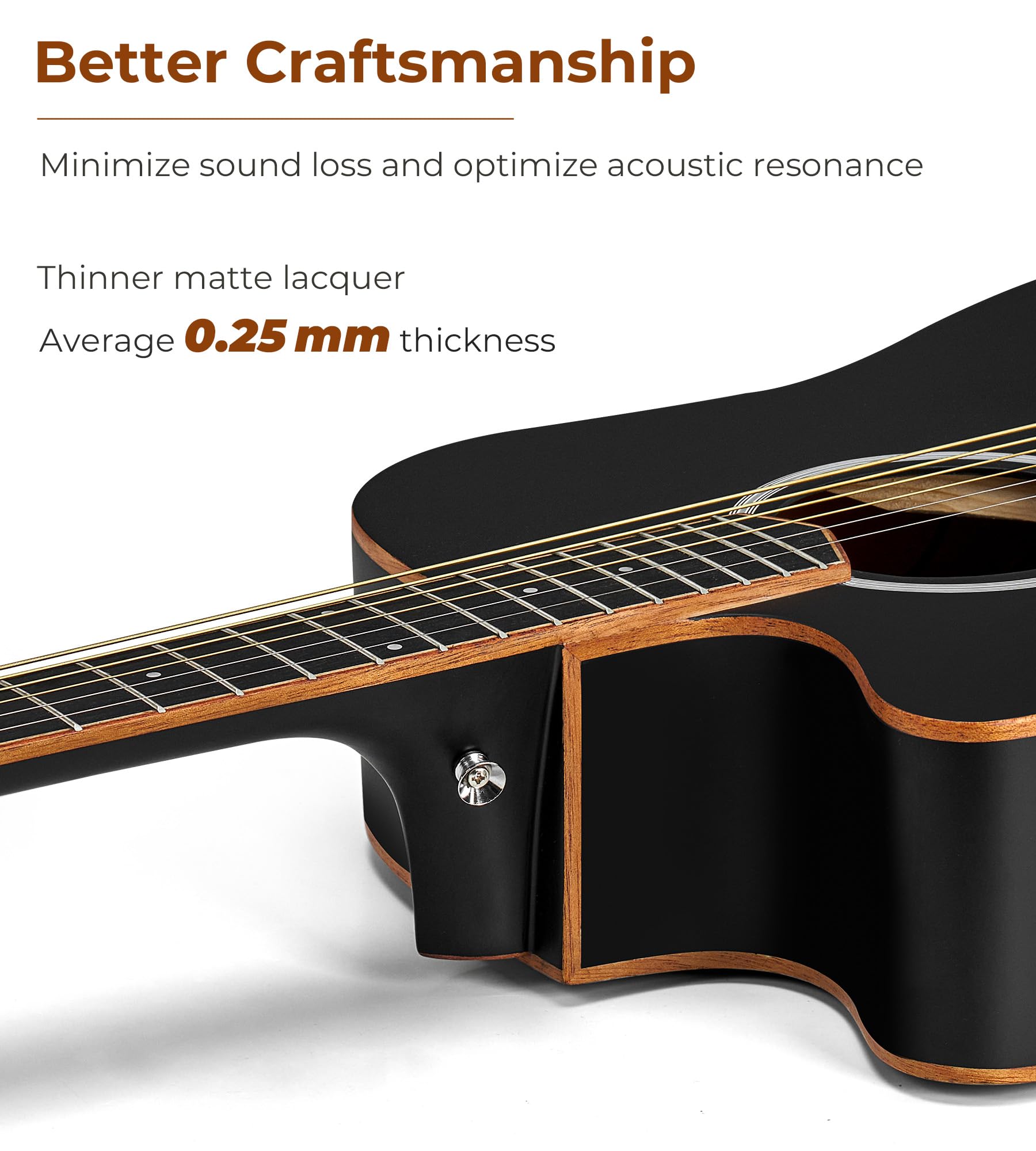 Snapklik.com : Left Handed Guitar, Full Size Cutaway Left Handed