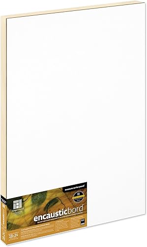 Miniatura 30 de Ampersand Art Supply Panel de pintura de madera: Serie Museo Encausticbord, cuna de 2 pulgadas, 8 "x 8