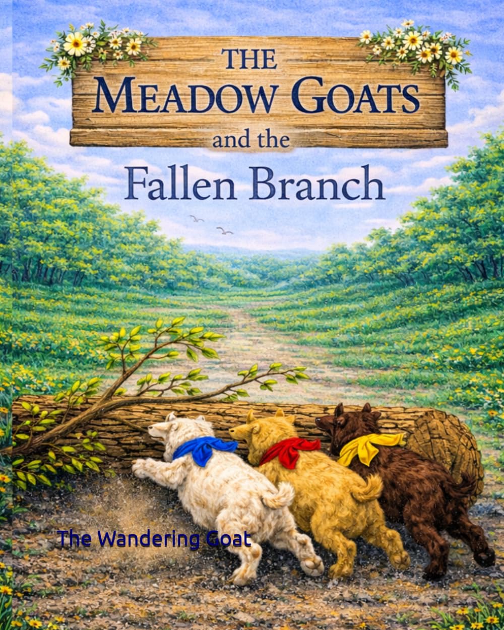 The Meadow Goats and the Fallen Branch