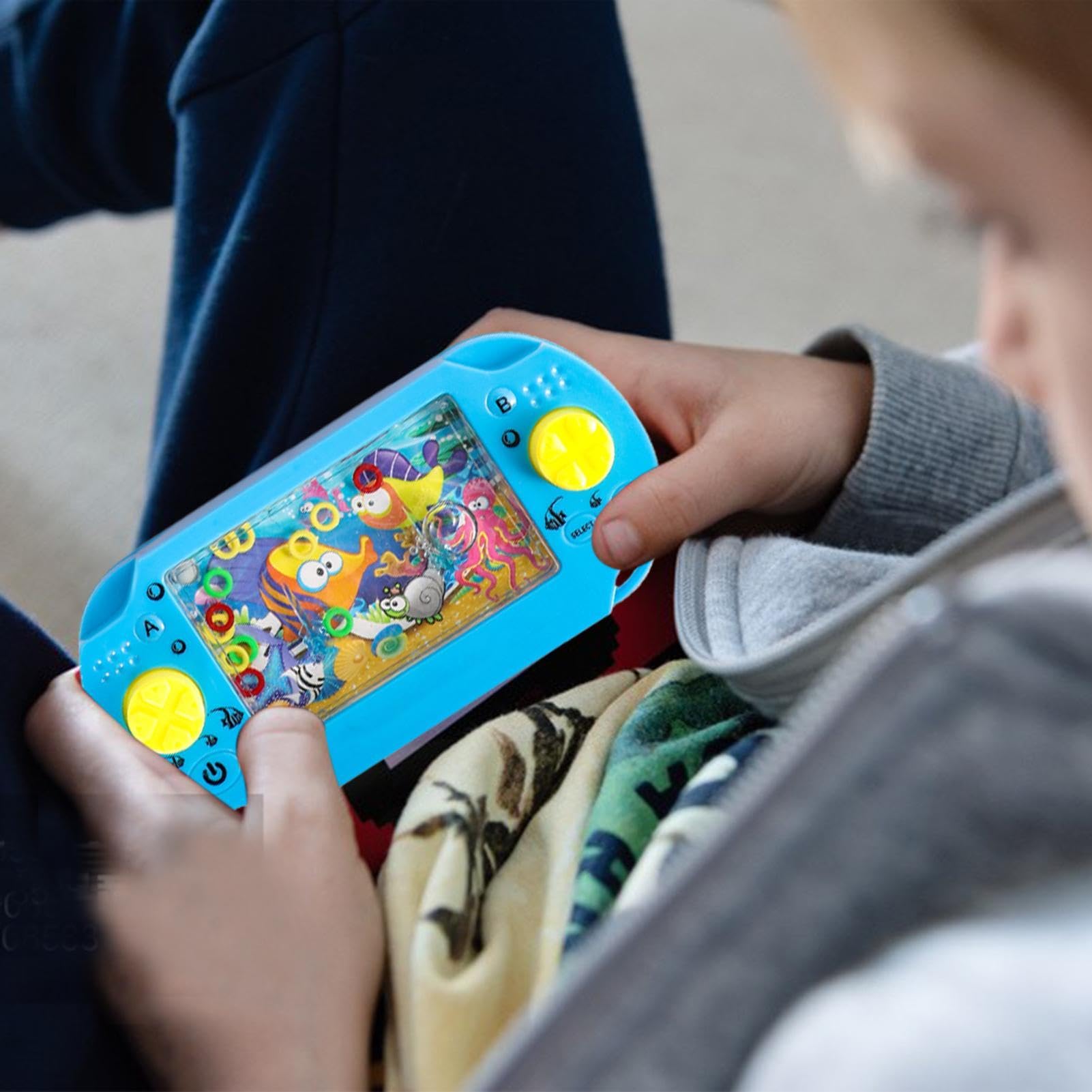 Jeu d'eau Portable Mini avec Anneau d'eau, Jeux rétro – Fournitures éducatives pour enfant