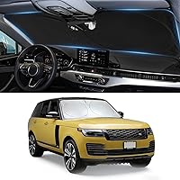 Vista 77 de Parasol, protector plegable para ventana delantera, plegable, visera para parabrisas 240T, cobertura completa para mantener el automóvil fresco