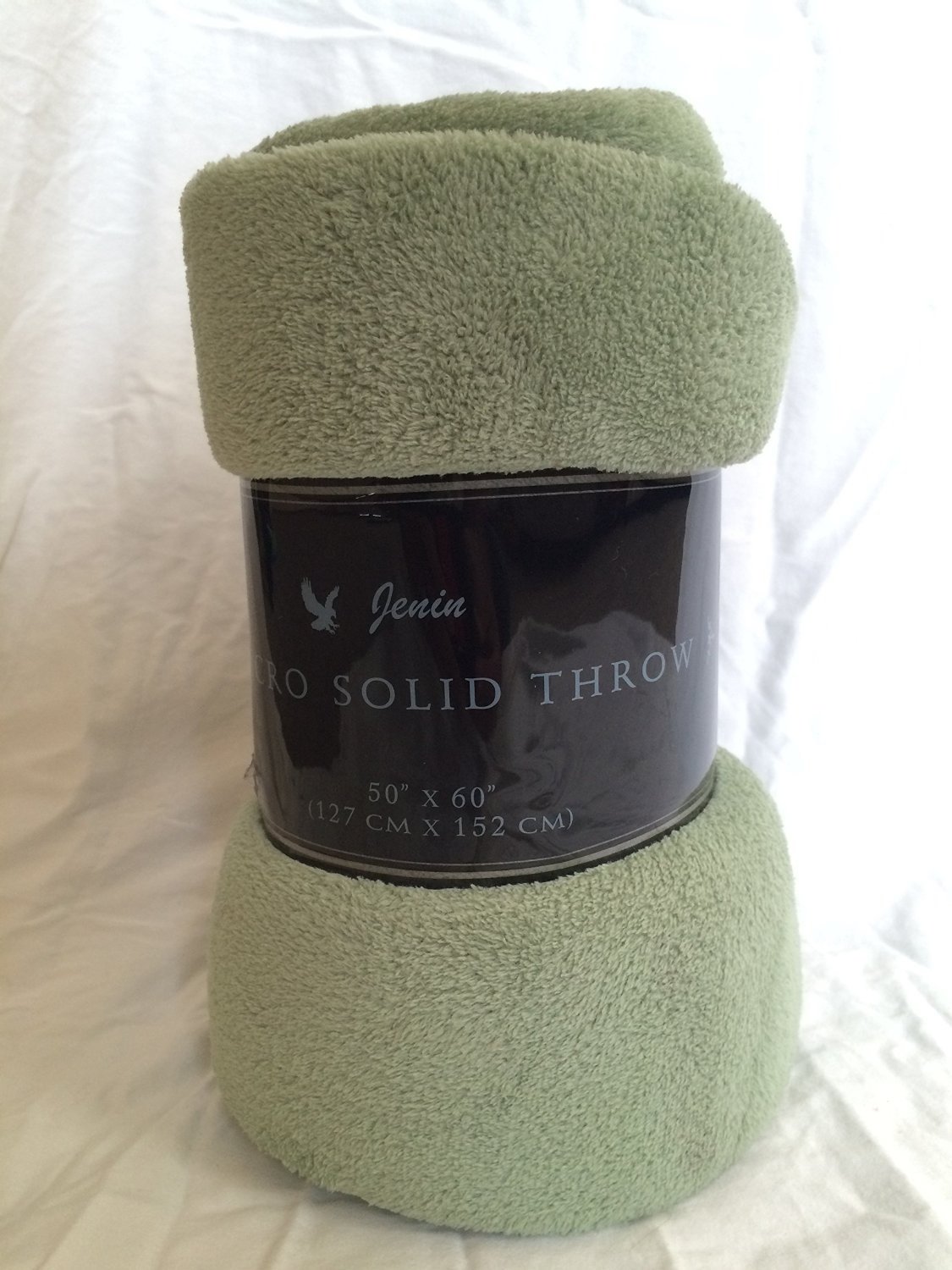 Solid Warm & Cozy Soft Fleece Throw Plush 50"x60" Blanket, Sage