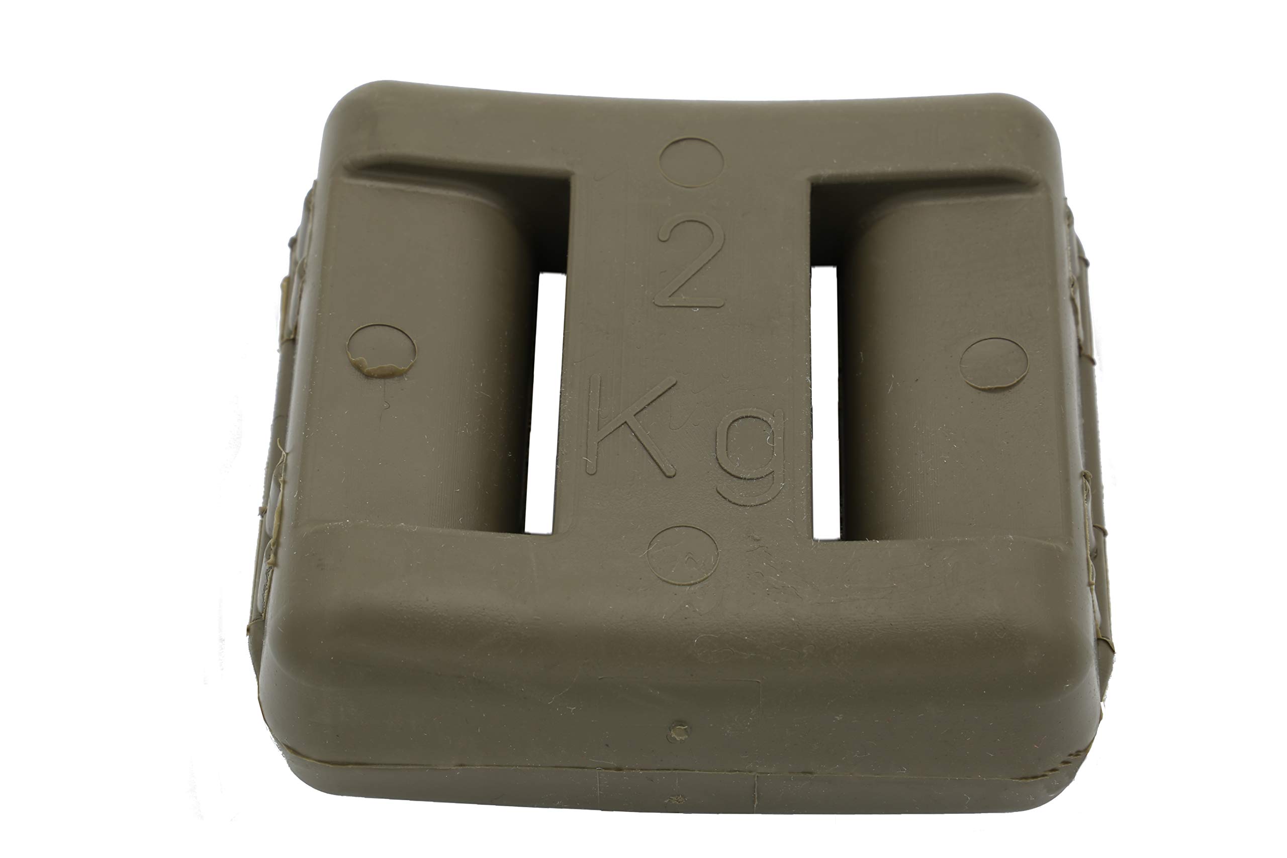 Bleigewicht Sub laminiert, Unisex, Erwachsene, Grün, 2 kg