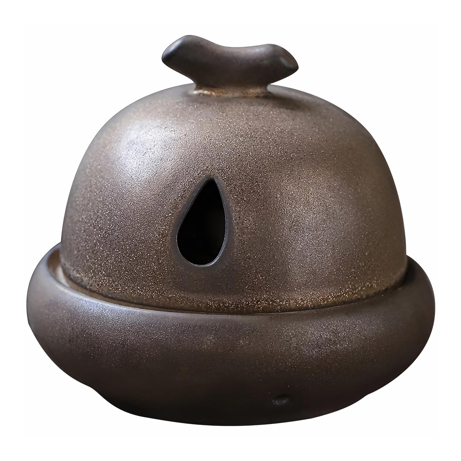 妻の作った　白い炎　香炉　お香立て　陶芸　妖怪　つるべ火 忍者のお香/NINJA INCENSE | 伊賀の京丸屋／公式通販サイト