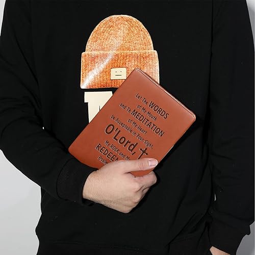 Miniatura 31 de Regalos cristianos, cuaderno de cuero, versículo de la Biblia, libro de escritura religiosa para mujeres y hombres, regalo cristiano inspirador Dios