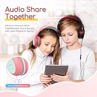 EarFun K1 Gyerek Fejhallgató Vezetékkel, Hangerő Limitáló, Rózsaszín 7
