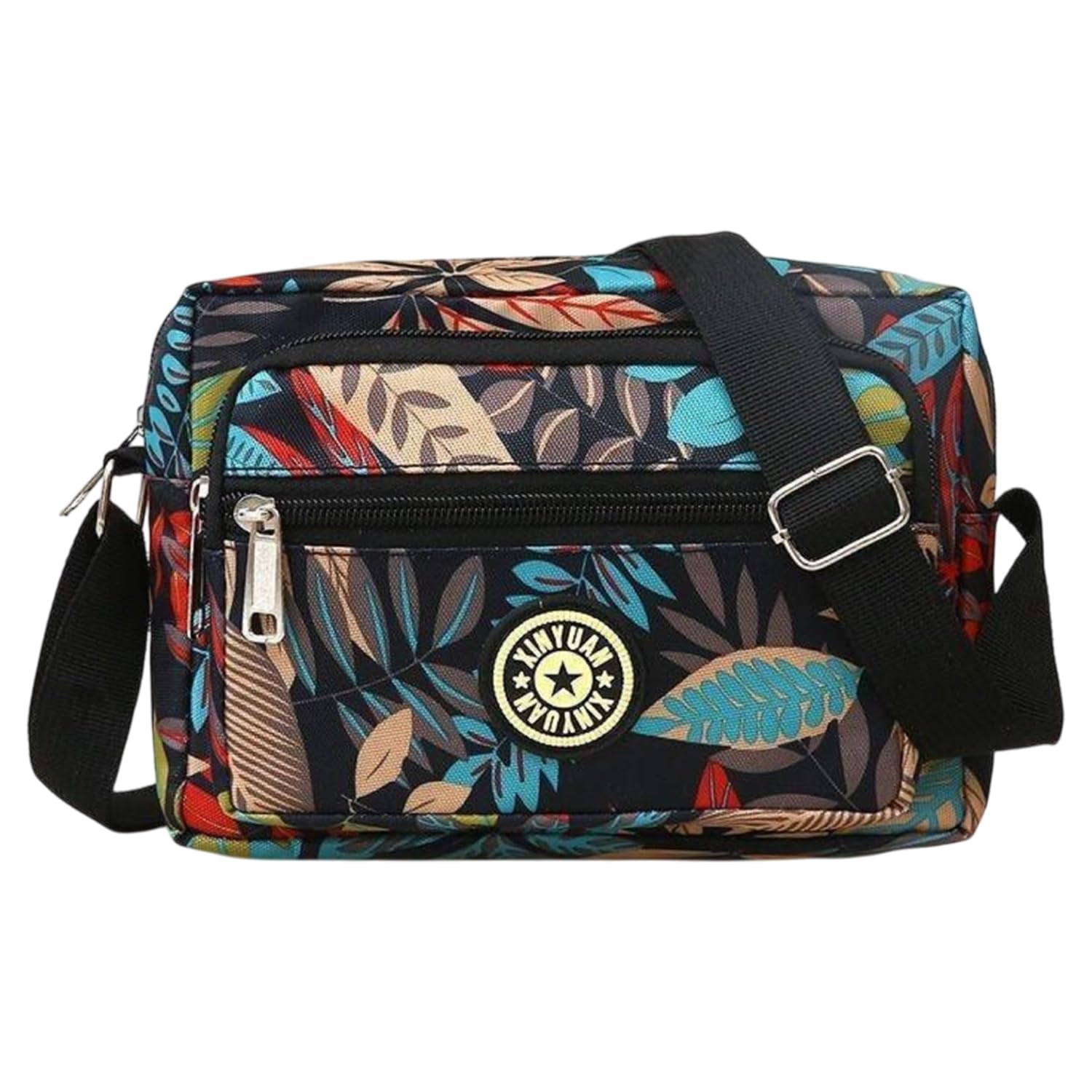 momisy Women Mobile Cellphone Messenger Bag Ladies Nylon Shoulder Cross Body Long Strap for College, Outing, Travelling, Work-picture-47