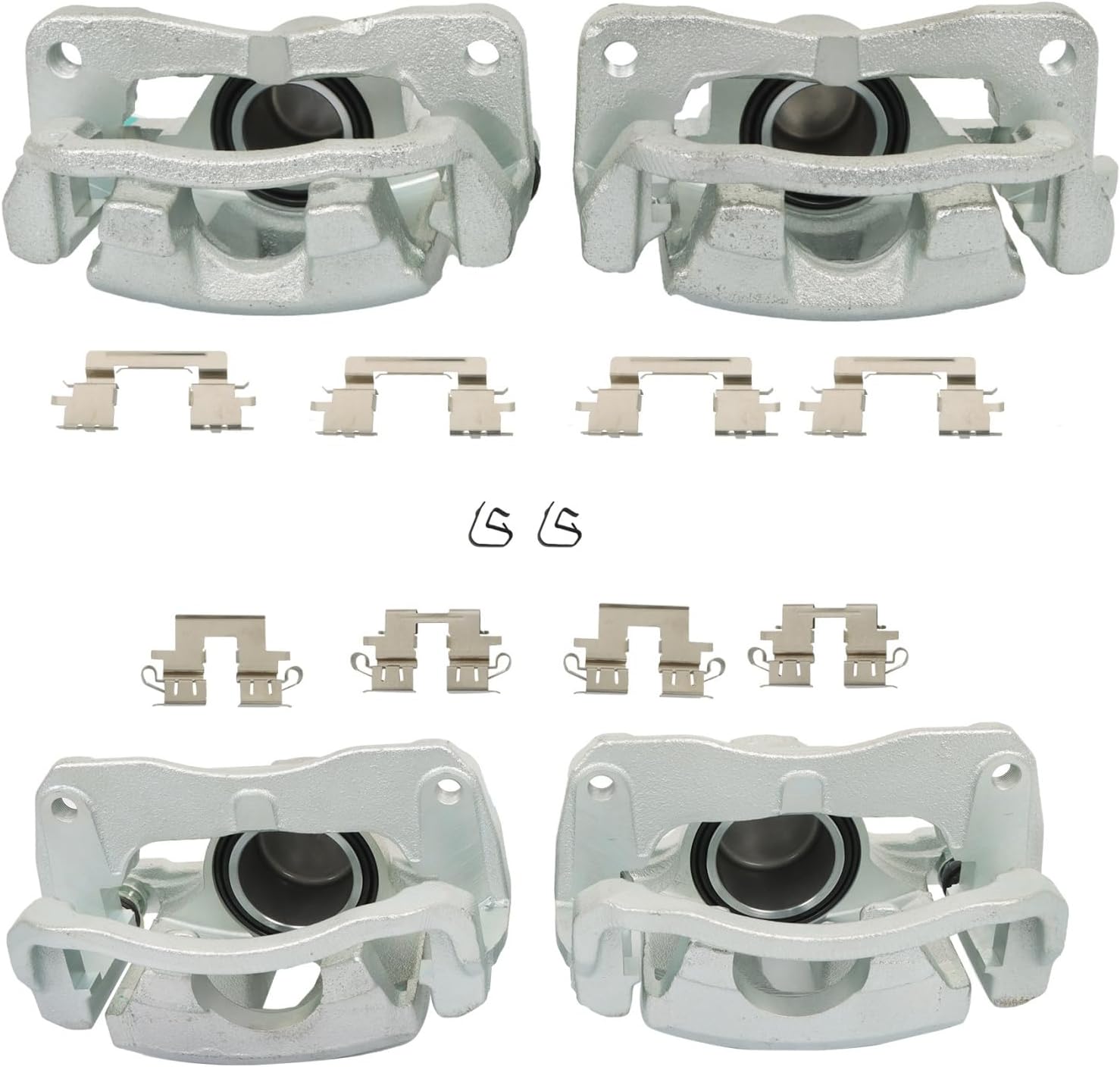 4pcs Brake Calipers Replacement for Toyota Sienna 2004-2010 V6 3.3L 3.5L 19-B2714 19-B2715 19-B2872 19-B2873