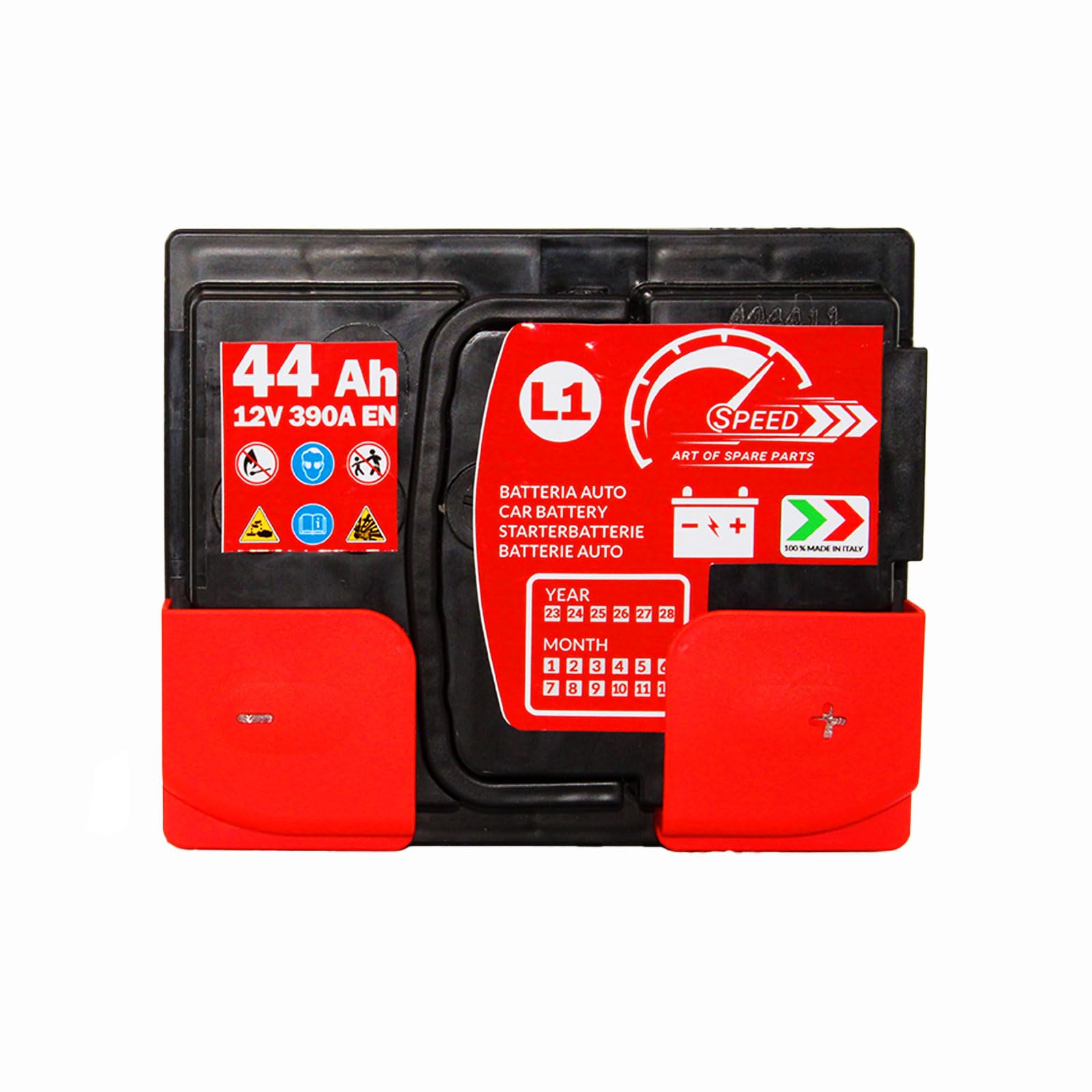 BATTERIA AUTO SPEED BY SMC cod L144 44Ah 390A Polo Positivo a Destra 12V
