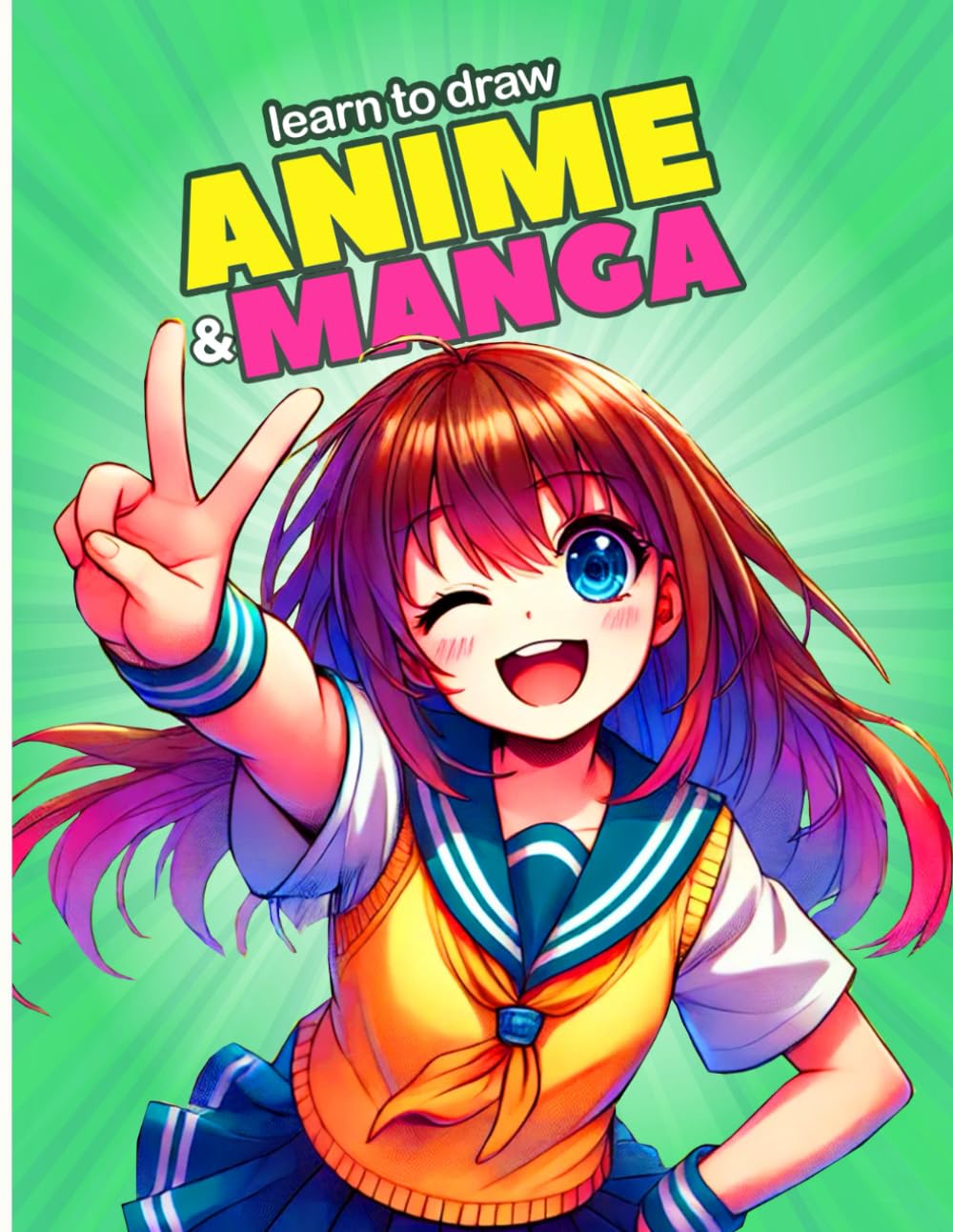 Learn to Draw Anime and Manga: A Step-by-Step Beginner’s Guide to Draw Characters.