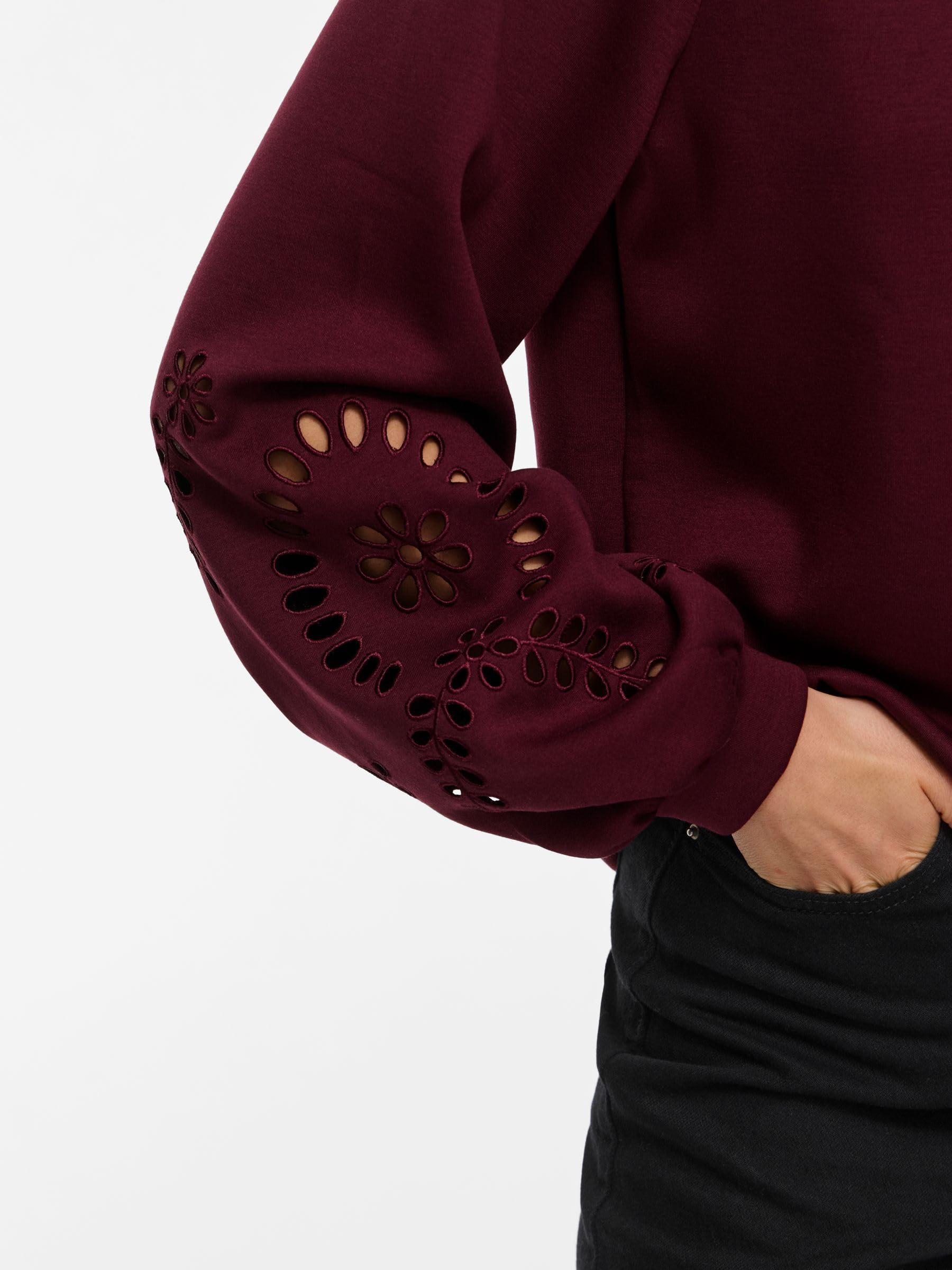 Vila Visandy L/S Detail Sweat Top - Noos