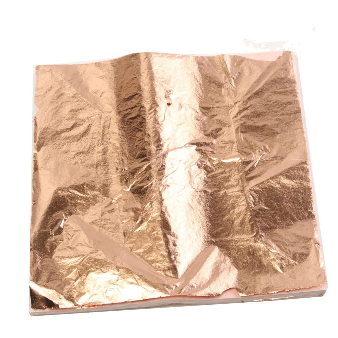 LALAFINA Metal Craft Stickers 100pcs Gilding Imitation Leaf Stickers Square Foil for DIY Art Furniture Decor Home Design