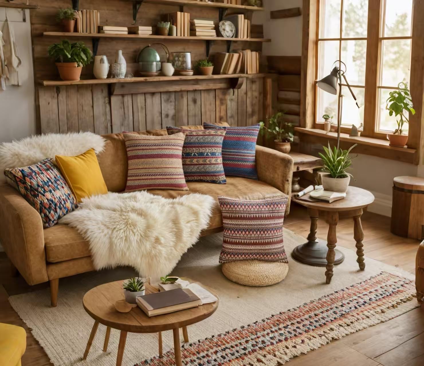 Couch Colorful Stripe Boho Throw Pillow Cover 18X18 Inch Set of 4 Farmhouse Decorative Vintage Pillow Cases Textured Cushion Pillows Covers for Sofa Living Room Bedroom Outdoor Patio Porch