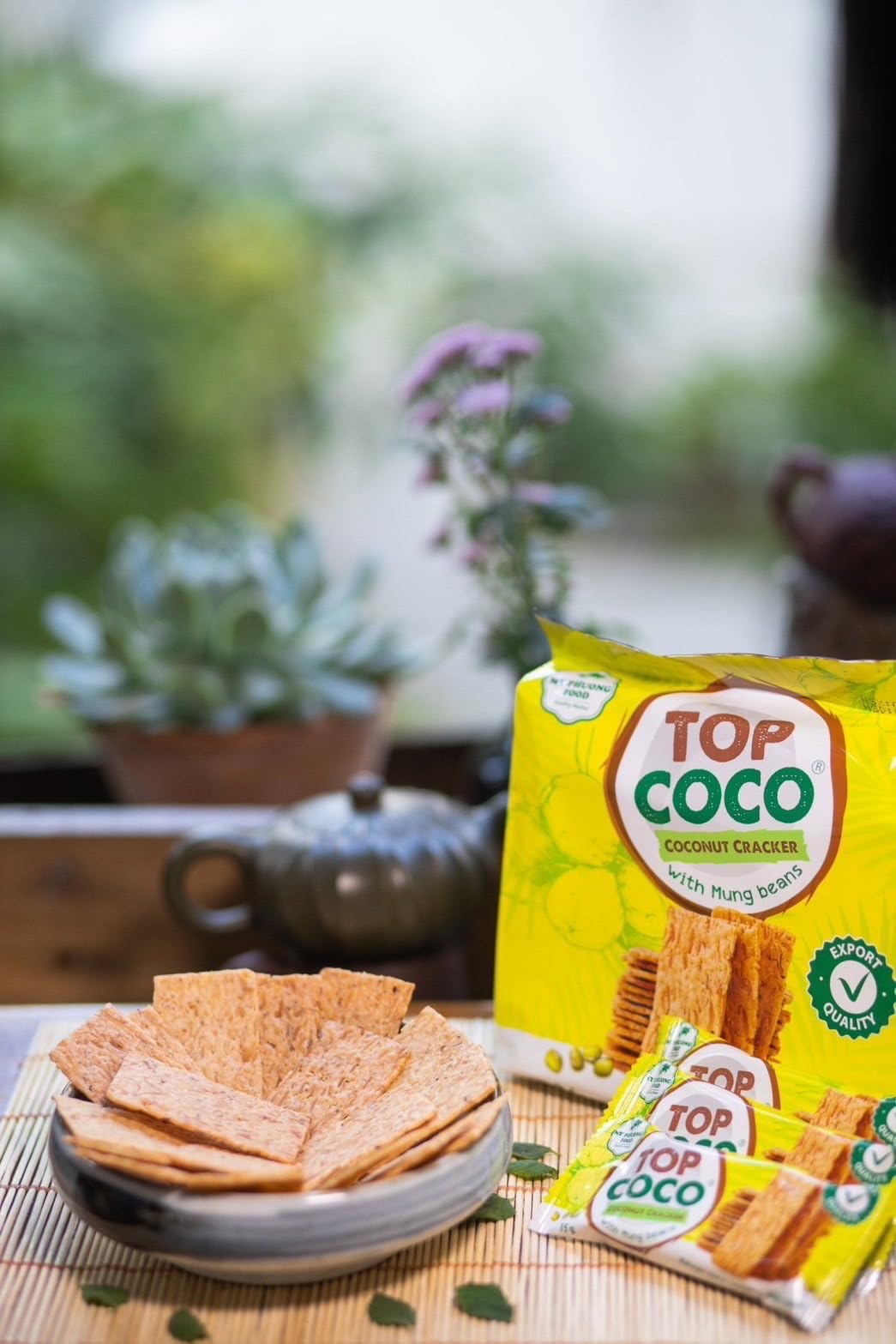 Amazon | TOPCOCOココナッツクラッカー150g 栄養たっぷり、グルテン