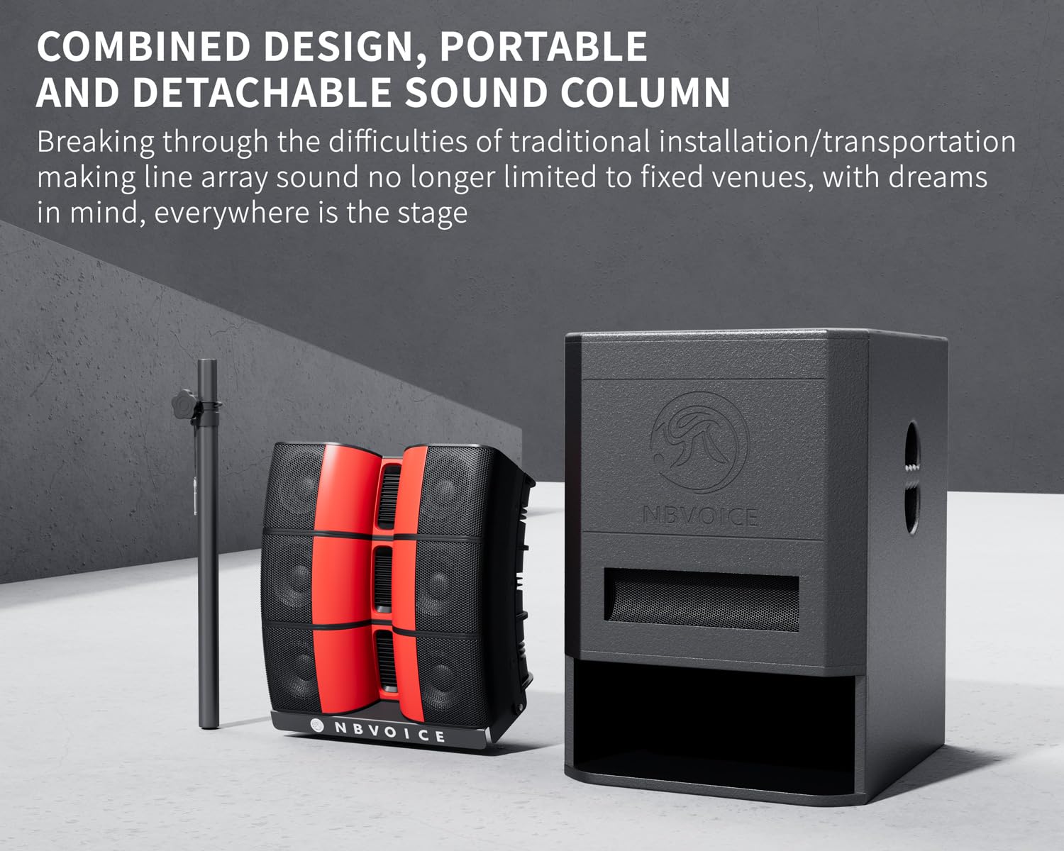 PRX ONE 2400W PA Speaker System w/ 15" Sub | 131dB Zero-Distortion Sound | Bluetooth DSP Control | Road-Ready Birch Enclosure | 7-Yr Warranty