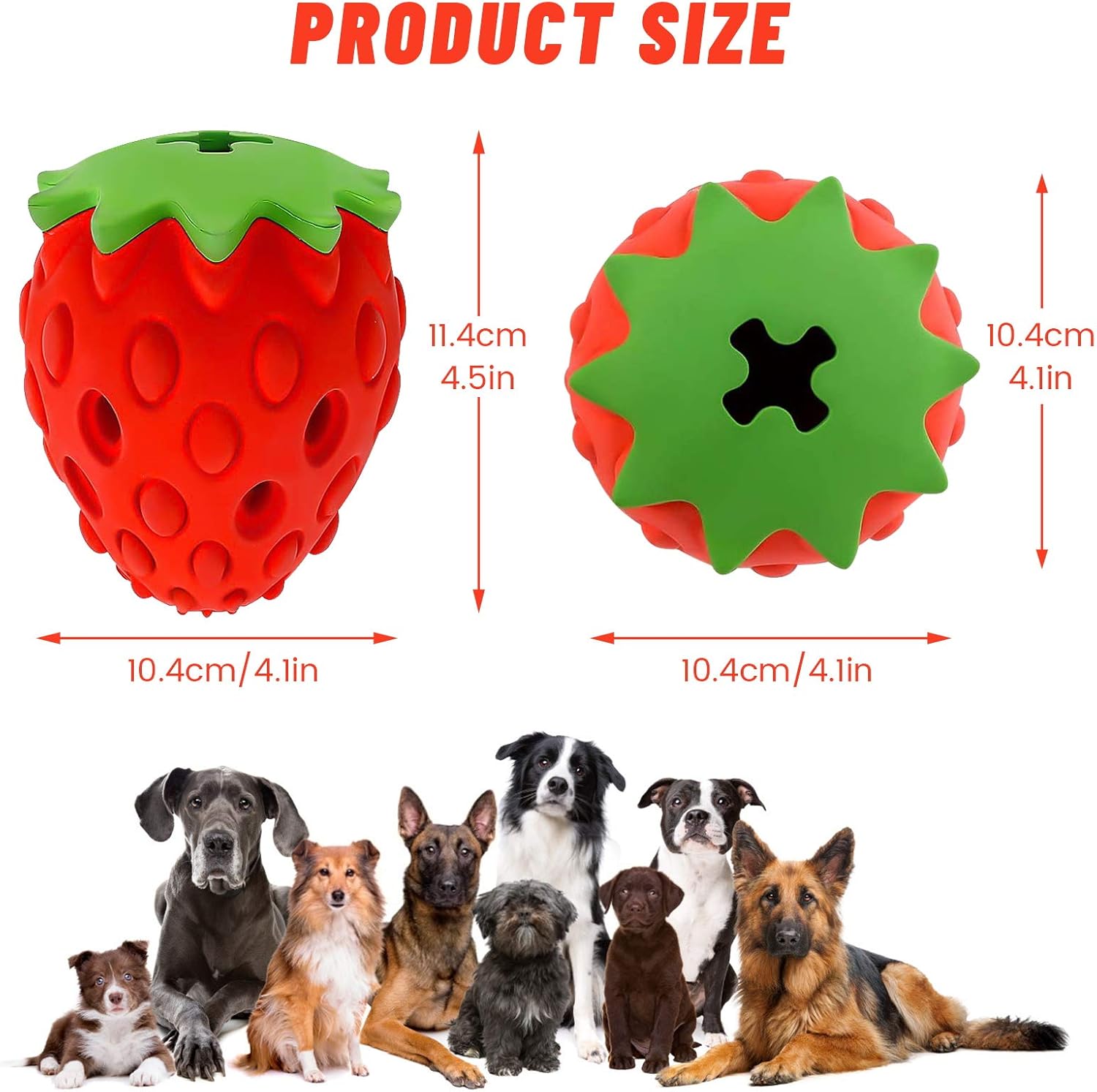 FENRIR Dog Chew Toys for Small Dogs, Interactive Dog Toys Food