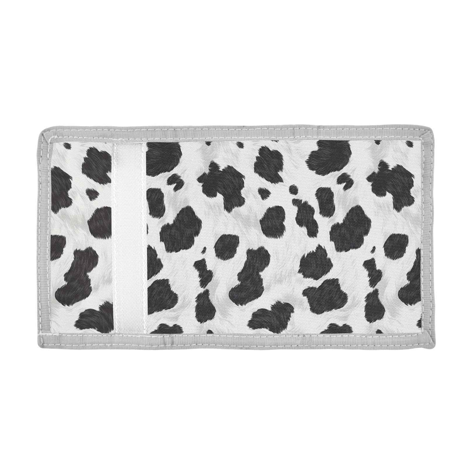 ALAZA Kids Wallets for Boys Girls Toddler Trifold Wallet Children Small Cow Print Pattern with Zipper Coin Pocket