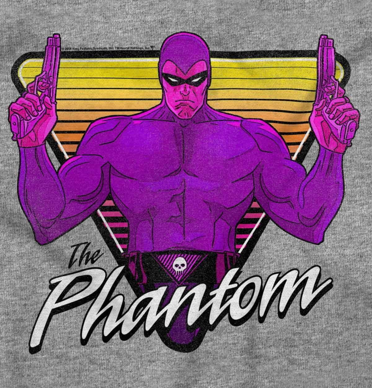 The Phantom Vintage Superhero Crewneck T Shirts Boy Girl
