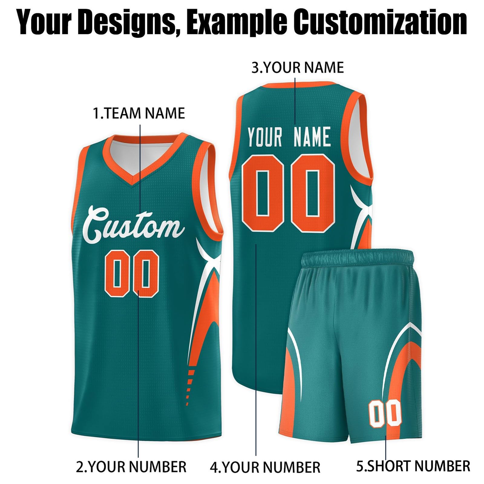 Personalisierte Basketball Trikots DIY Set Für Herren Und Damen Aus Atmungsaktivem Polyester Für Sport Und Freizeit
