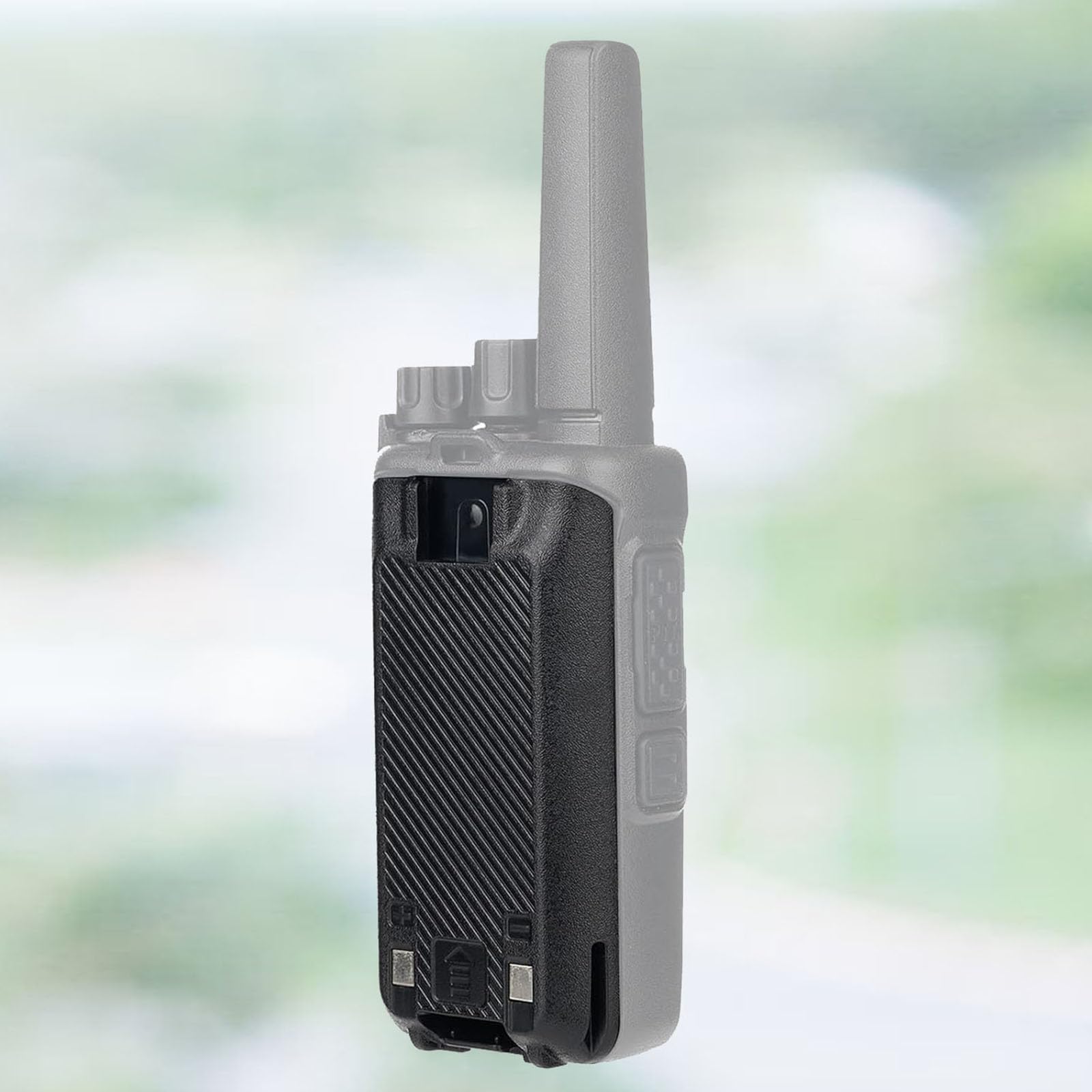 Retevis RT668 Walkie Talkie Baterías, Baterías Recargables de Iones de Litio, 3.7V 1200mAh, Compatible con Walkie Talkie RT668, Radio Bidireccional (Negro, 2 Piezas)
