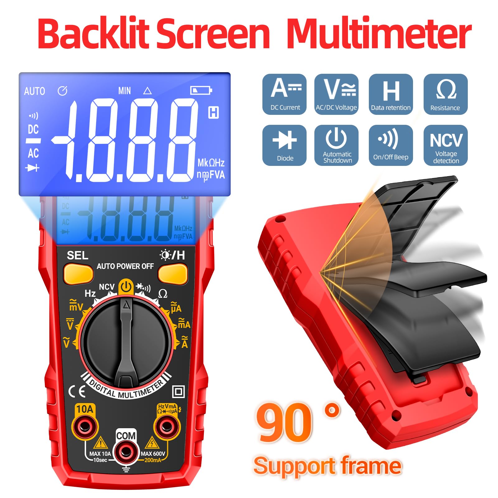 Electrical Test Kit -Multimeter,Non Contact Voltage Tester,Outlet Tester — Amazon image 2